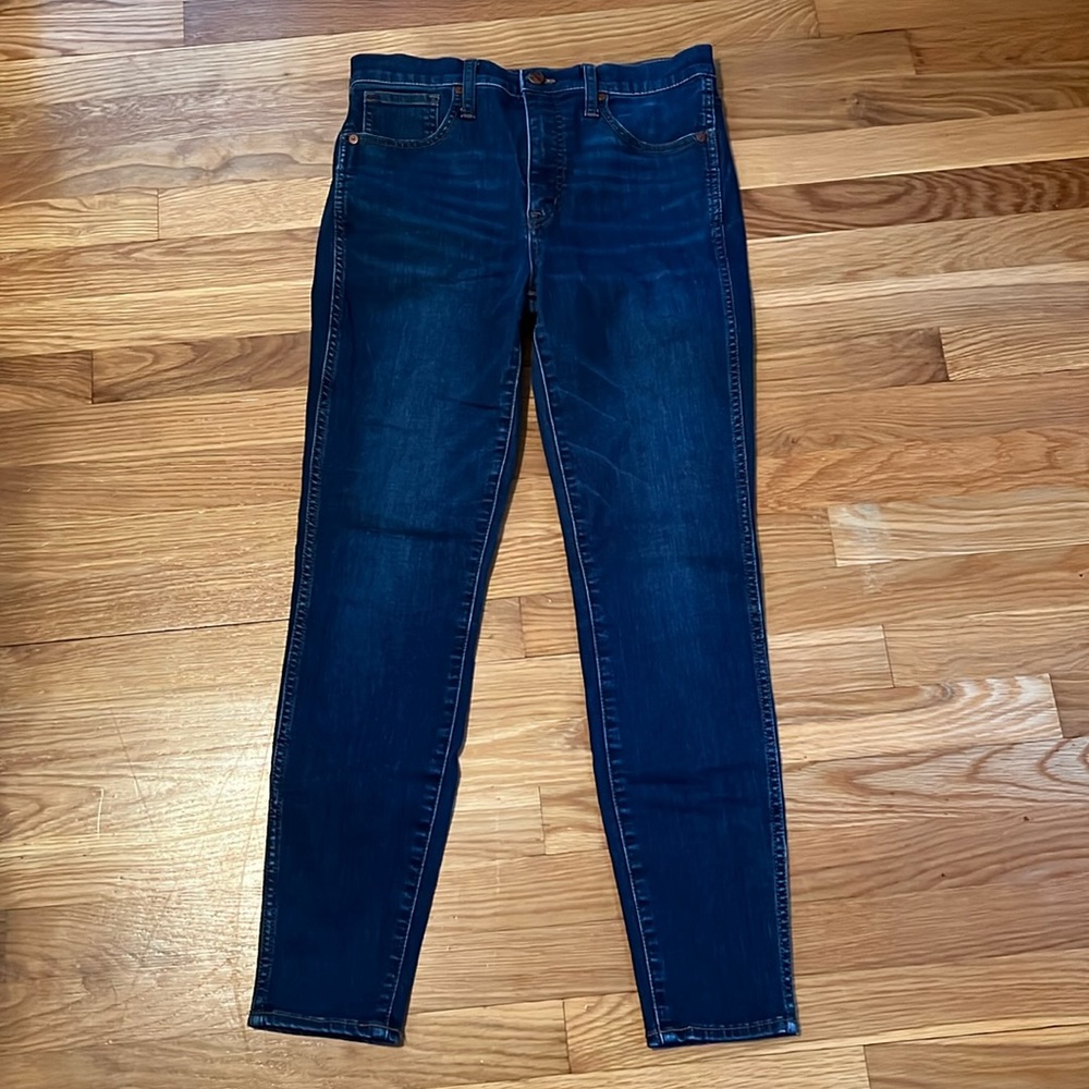 Madewell 10” High Rise Skinny Sz 28